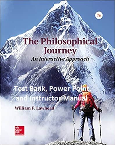 The Philosophical Journey An Interactive Approach 7e testbank