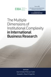 The Multiple Dimensions of Institutional Complexity in International Business Research – PDF ebook