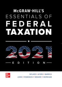 McGraw-Hill’s Essentials of Federal Taxation 2021 Edition 12th Edition – PDF ebook