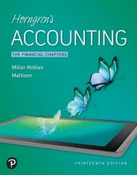 Horngren's Accounting 13th Edition