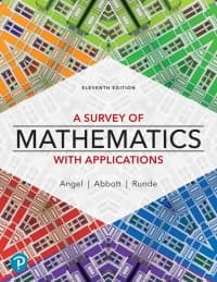 A Survey of Mathematics with Applications 11th Edition – PDF ebook