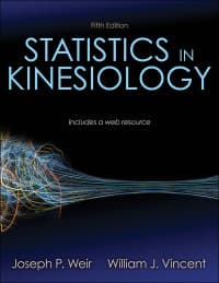 Statistics in Kinesiology 5th Edition – PDF ebook