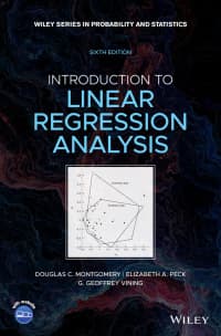 Introduction to Linear Regression Analysis 
6th Edition – PDF ebook
