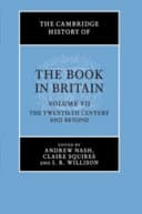 The Cambridge History of the Book in Britain: Volume 7, The Twentieth Century and Beyond – PDF ebook