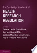 The Cambridge Handbook of Health Research Regulation – PDF ebook