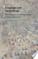 Language and Social Minds: The Semantics and Pragmatics of Intersubjectivity – PDF ebook