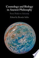 Cosmology and Biology in Ancient Philosophy: From Thales to Avicenna – PDF ebook