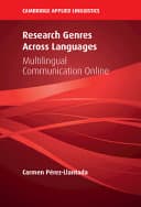 Research Genres Across Languages: Multilingual Communication Online – PDF ebook