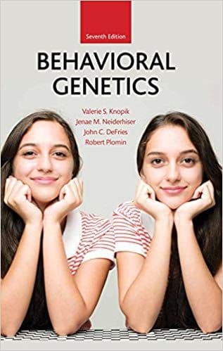Behavioral Genetics (7th Edition) – PDF ebook