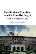Constitutional Transition and the Travail of Judges: The Courts of South Korea – PDF ebook