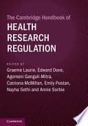 The Cambridge Handbook of Health Research Regulation – PDF ebook