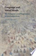Language and Social Minds: The Semantics and Pragmatics of Intersubjectivity – PDF ebook