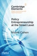 Policy Entrepreneurship at the Street Level: Understanding the Effect of the Individual – PDF ebook