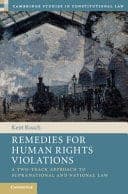 Remedies for Human Rights Violations: A Two-Track Approach to Supra-national and National Law – PDF ebook