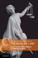 The Cambridge Companion to the Rule of Law – PDF ebook