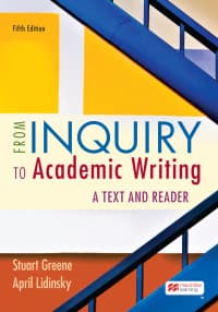 From Inquiry to Academic Writing: A Text and Reader 5th Edition – PDF ebook