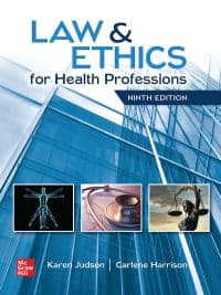 Law & Ethics for Health Professions 9th Edition – PDF ebook