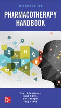 Pharmacotherapy Handbook 11th Edition by Terry L. Schwinghammer; Joseph T. DiPiro; Vicki Ellingrod; Cecily V. DiPiro – PDF ebook