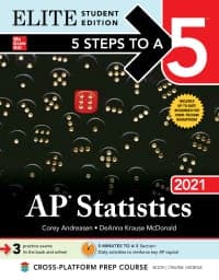 5 Steps to a 5: AP Statistics 2021 Elite Student Edition 1st Edition – PDF ebook