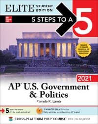 5 Steps to a 5: AP U.S. Government & Politics 2021 Elite Student Edition 1st Edition – PDF ebook