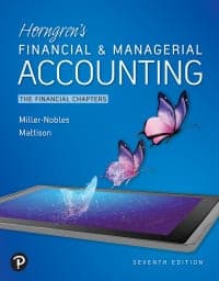 Horngren’s Financial & Managerial Accounting, The Financial Chapters 7th Edition – PDF ebook