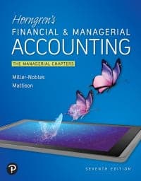 Horngren’s Financial & Managerial Accounting, The Managerial Chapters (7th Edition) – PDF ebook