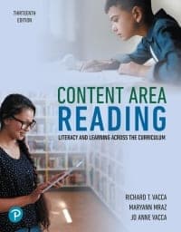 Content Area Reading: Literacy and Learning Across the Curriculum 13th Edition – PDF ebook