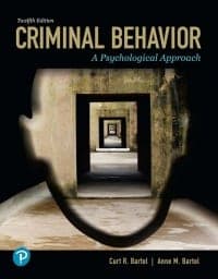 Criminal Behavior: A Psychological Approach 12th Edition – PDF ebook