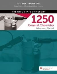 CHEMISTRY 1250 General Chemistry Laboratory Manual – FALL 2020-SUMMER 2021 – The Ohio State University 1st Edition – PDF ebook