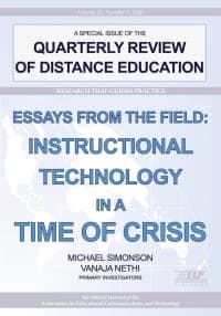 Quarterly Review of Distance Education: Volume 21 #3 – Essays from the Field: Instructional Technology in a Time of Crisis – PDF ebook