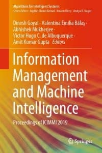 Information Management and Machine Intelligence: Proceedings of ICIMMI 2019 1st Edition – PDF ebook