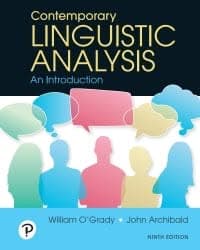 Contemporary Linguistic Analysis 9th Edition – PDF ebook