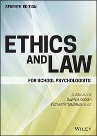 Ethics and Law for School Psychologists 7th Edition – PDF ebook