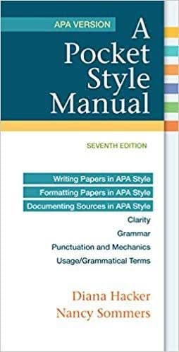 A Pocket Style Manual (7th edition) - APA Version – PDF ebook