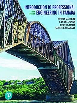 Introduction to Professional Engineering in Canada, Fifth Canadian Edition – PDF ebook