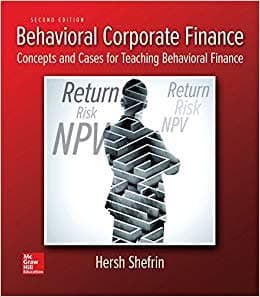 Behavioral Corporate Finance 2nd Edition – PDF ebook