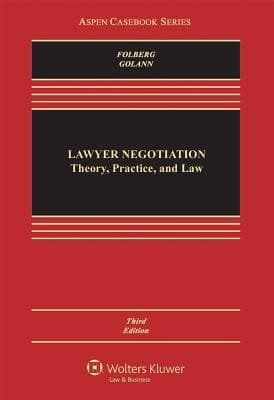 Lawyer Negotiation Theory Practice And Law 3Rd Edition – PDF ebook