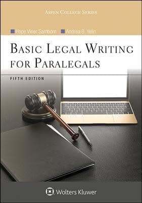 Basic Legal Writing For Paralegals 5Th Edition – PDF ebook