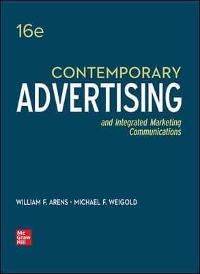 Contemporary Advertising 16th Edition By William Arens – PDF ebook