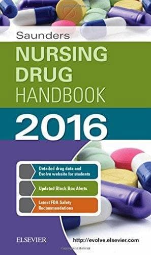 Saunders Nursing Drug Handbook 2016 1E – PDF ebook