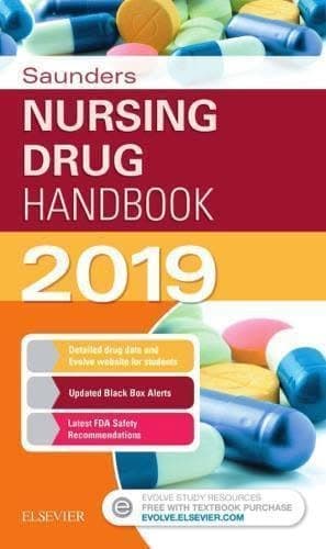 Saunders Nursing Drug Handbook 2019 – PDF ebook