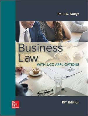 Business Law with UCC Applications 15th Edition – PDF ebook