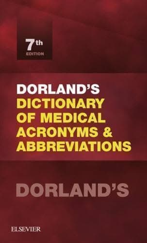 Dorlands Dictionary Of Medical Acronyms And Abbreviations 7Th Edition E – PDF ebook