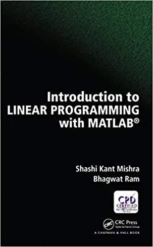 Introduction to Linear Programming with MATLAB – PDF ebook