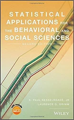 Statistical Applications For The Behavioral And Social Sciences 2Nd Edition – PDF ebook