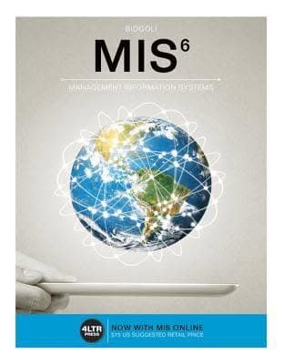MIS 6 6th Edition Hossein Bidgoli – PDF ebook