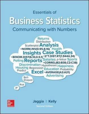 Essentials of Business Statistics 2nd Edition By Sanjiv Jaggia – PDF ebook
