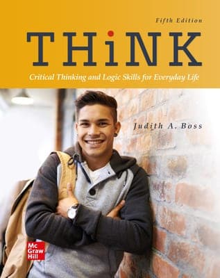 THiNK: Critical Thinking and Logic Skills for Everyday Life 5th Edition – PDF ebook