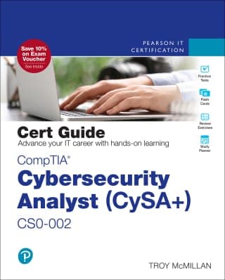 CompTIA Cybersecurity Analyst (CySA+) CS0-002 Cert Guide, 2nd edition – PDF ebook