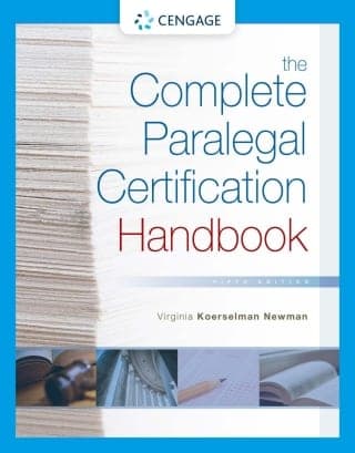 The Complete Paralegal Certification Handbook, 5th Edition – PDF ebook